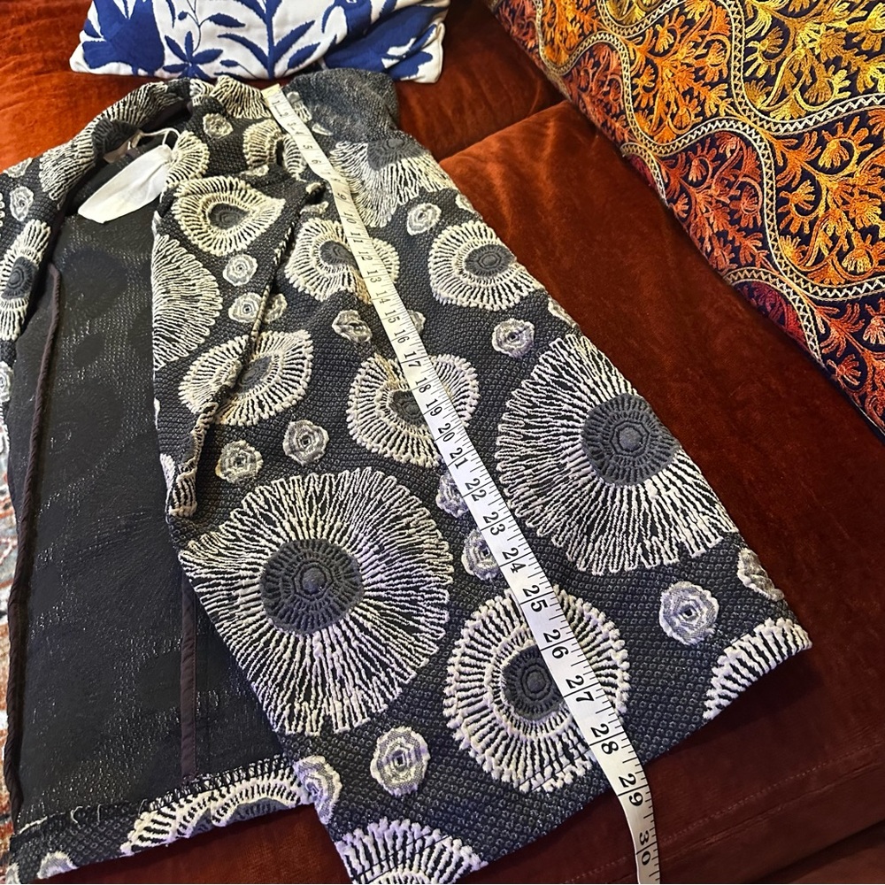 Mystree Bohemian Open Front Cardigan With Pockets FLAW - Picture 12 of 13